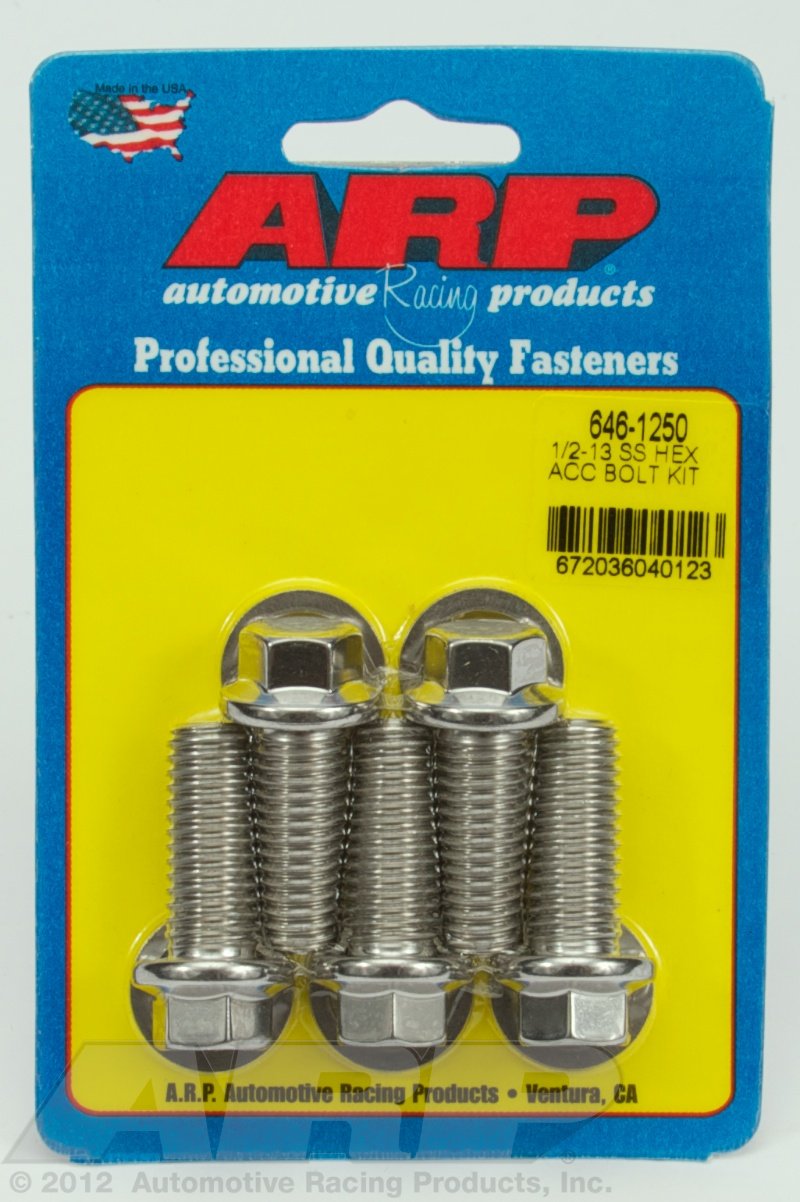 Hex Bolt ARP (646-1250), Stainless Steel