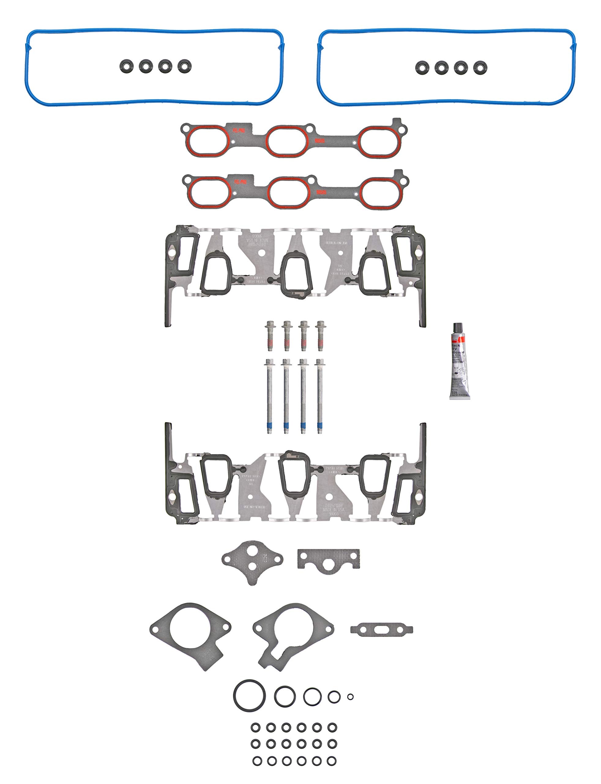 Engine Intake Manifold Gasket Set FEL-PRO MIK 98003 for Chevrolet Impala