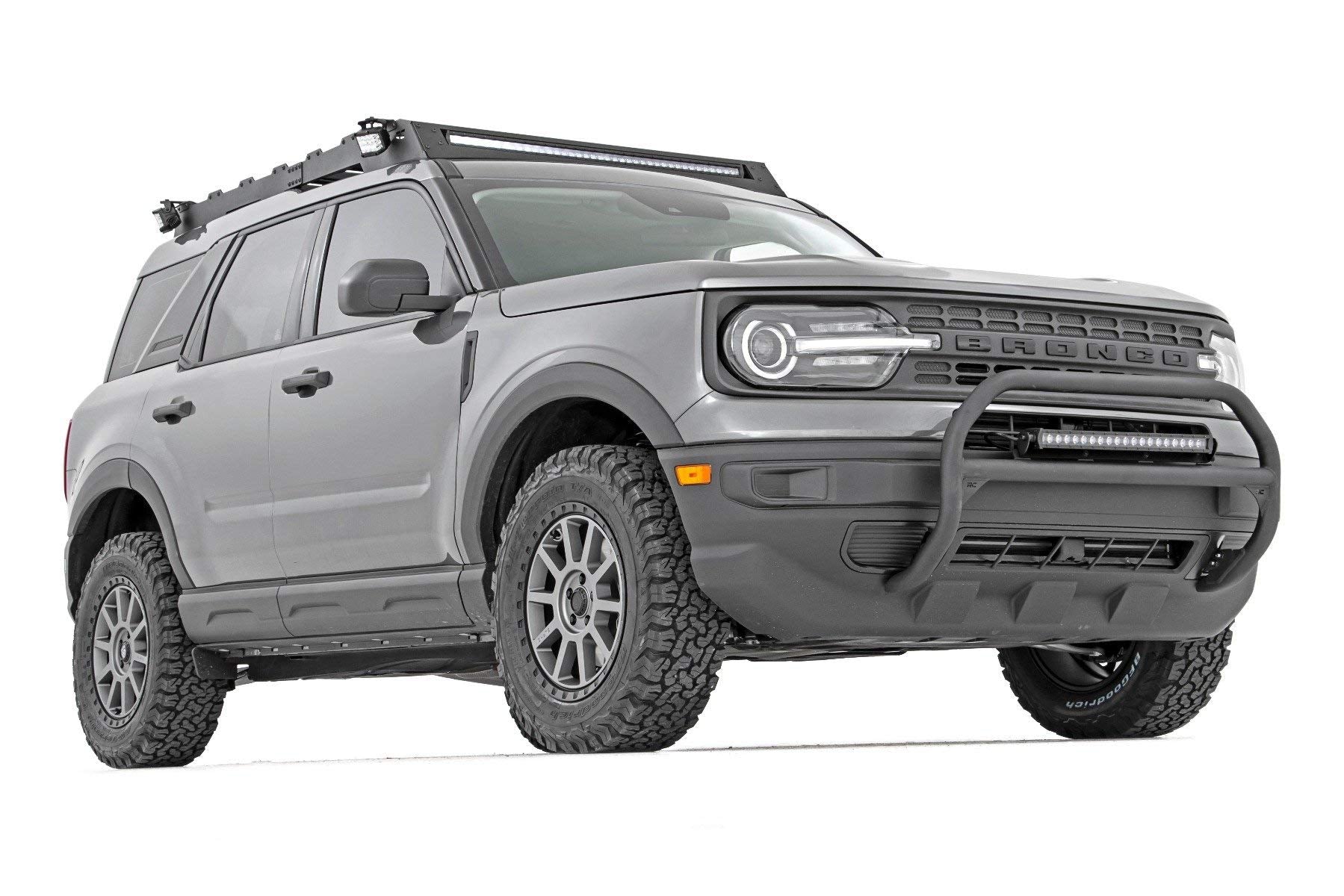 Rough Country LED Nudge Bar w/Chrome Series for 21-24 Ford Bronco Sport - 51043