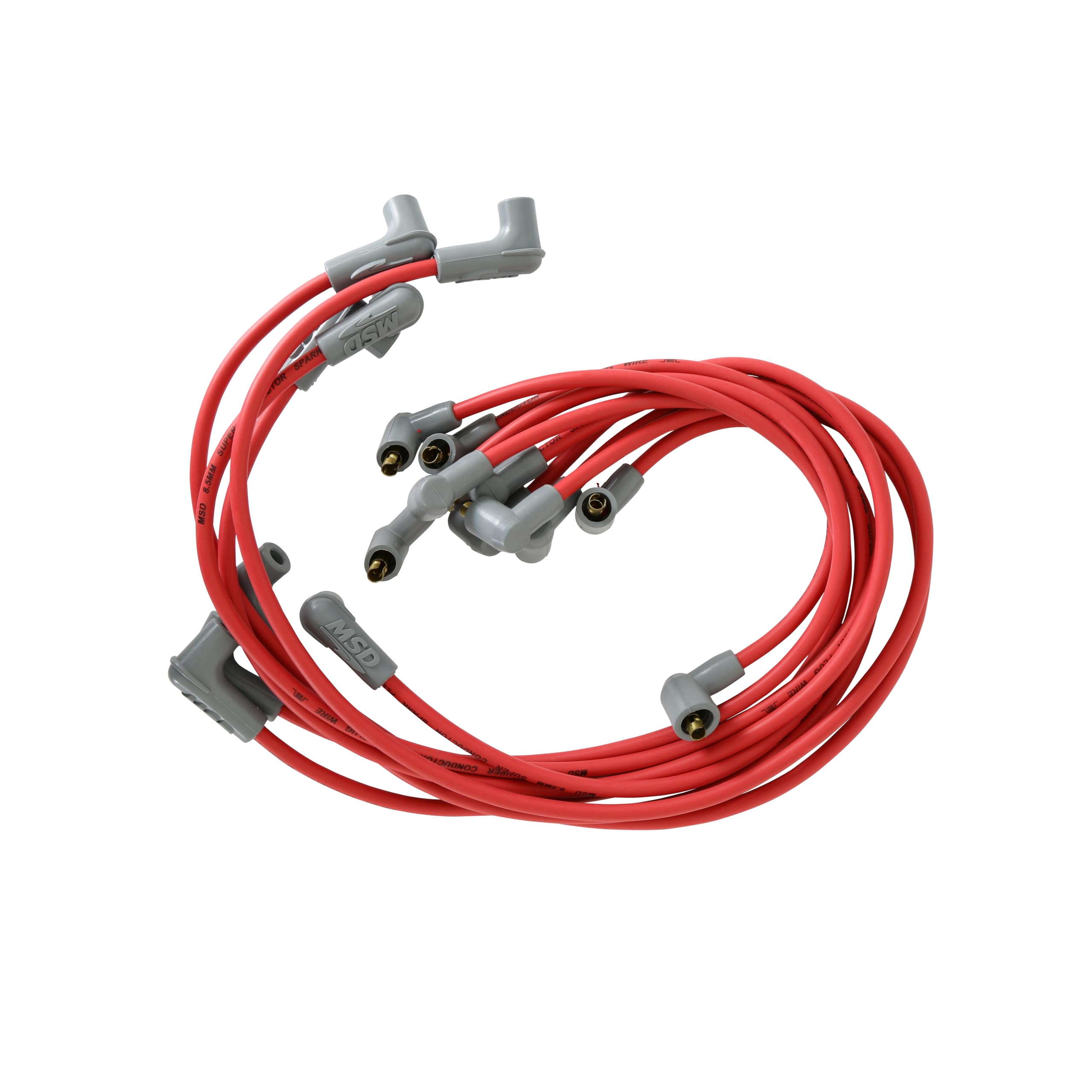 Super Conductor MSD 31659 Spark Plug Wire Set, Socket Dist. Cap