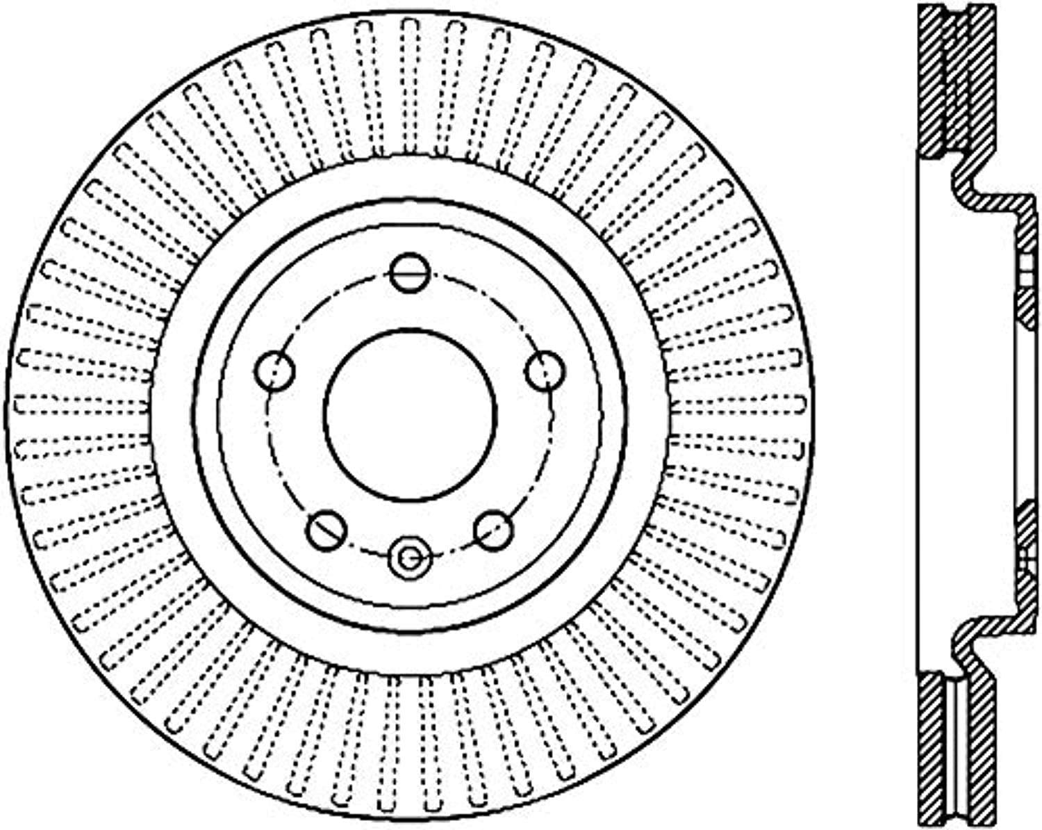 121.61102 Centric C Tek Standard Brake Rotor