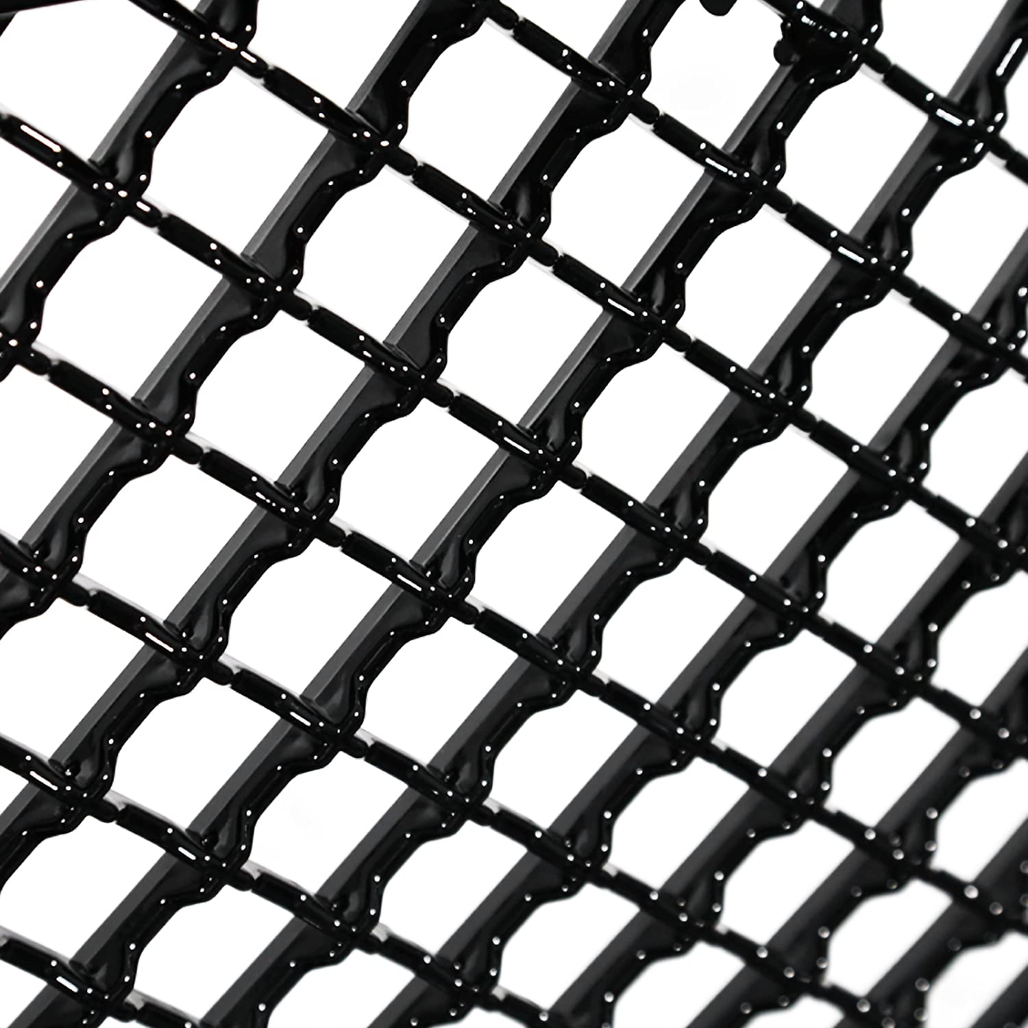 Honeycomb Mesh Glossy Black Front Hood Grille Spec-D Tuning Compatible with 1999-2002 Chevy Silverado, 2000-2006 Tahoe Suburban