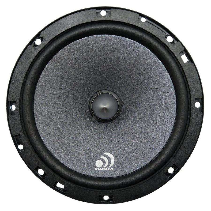 Audio Massive FC6 6.5" | 2-Way Component Speakers – 250W Peak Power, 4 Ohm, Shallow Mount Car Audio System with Tweeters & Crossovers – Premium Sound Upgrade for Cars & Trucks