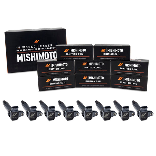 Mishimoto Coil Pack Ignition, Compatible with Toyota Tundra 4.7L, 2000-2009, Set of 8