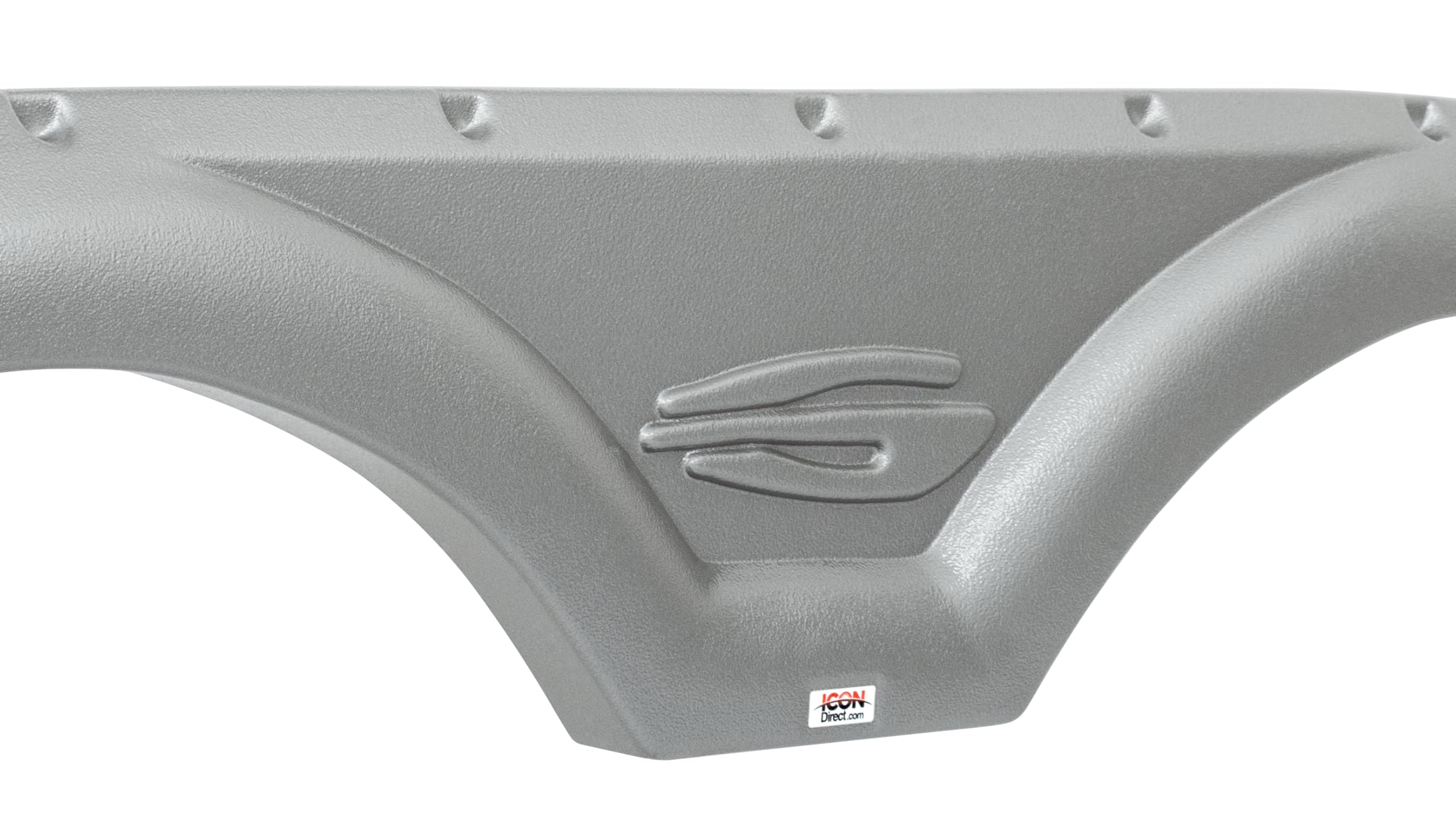 Tandem Axle Fender Skirt FS2333 ICON 14136 for Gulf Stream - Metallic Silver