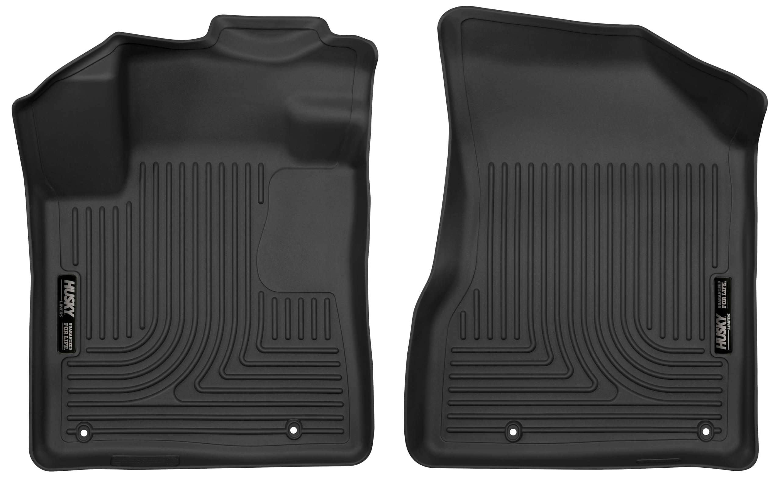 Husky Liners Floor Mats X-act Contour | Fits 2015 - 2024 Nissan Murano | Front Row, 2-pc Black - 52081