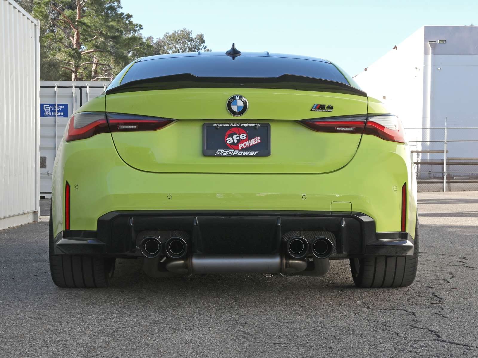 aFe Power 3 IN to 2-1/2 IN MACH Force-Xp Stainless Steel Cat-Back Exhaust System Black Fit BMW M3/M4 (G80/82) 21-22 L6-3.0L (tt) S58 49-36351-B