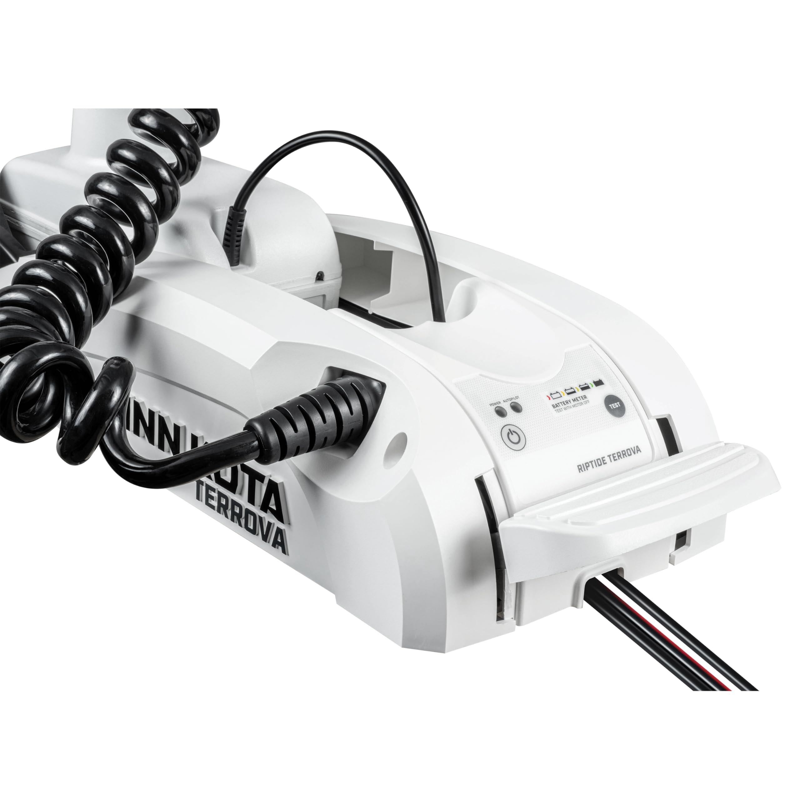 Minn Kota Riptide Bow-Mount Terrova Electric Trolling Motor with GPS, Spot-Lock – 55 Lb. Thrust, 60 in. Shaft, Saltwater
