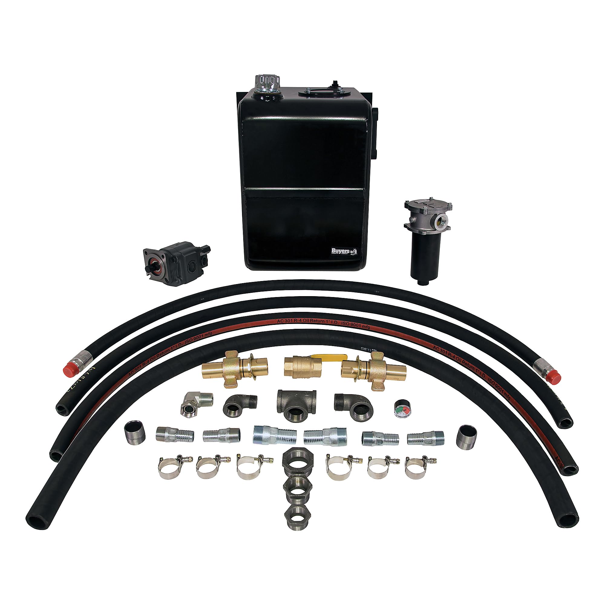 Wetline Kit, Buyers Products, Live Floor, 37 Gal, Capacity 37 Gal, Suction Port Size Multiple in, Return Port Size Multiple in, Model# LFK3718