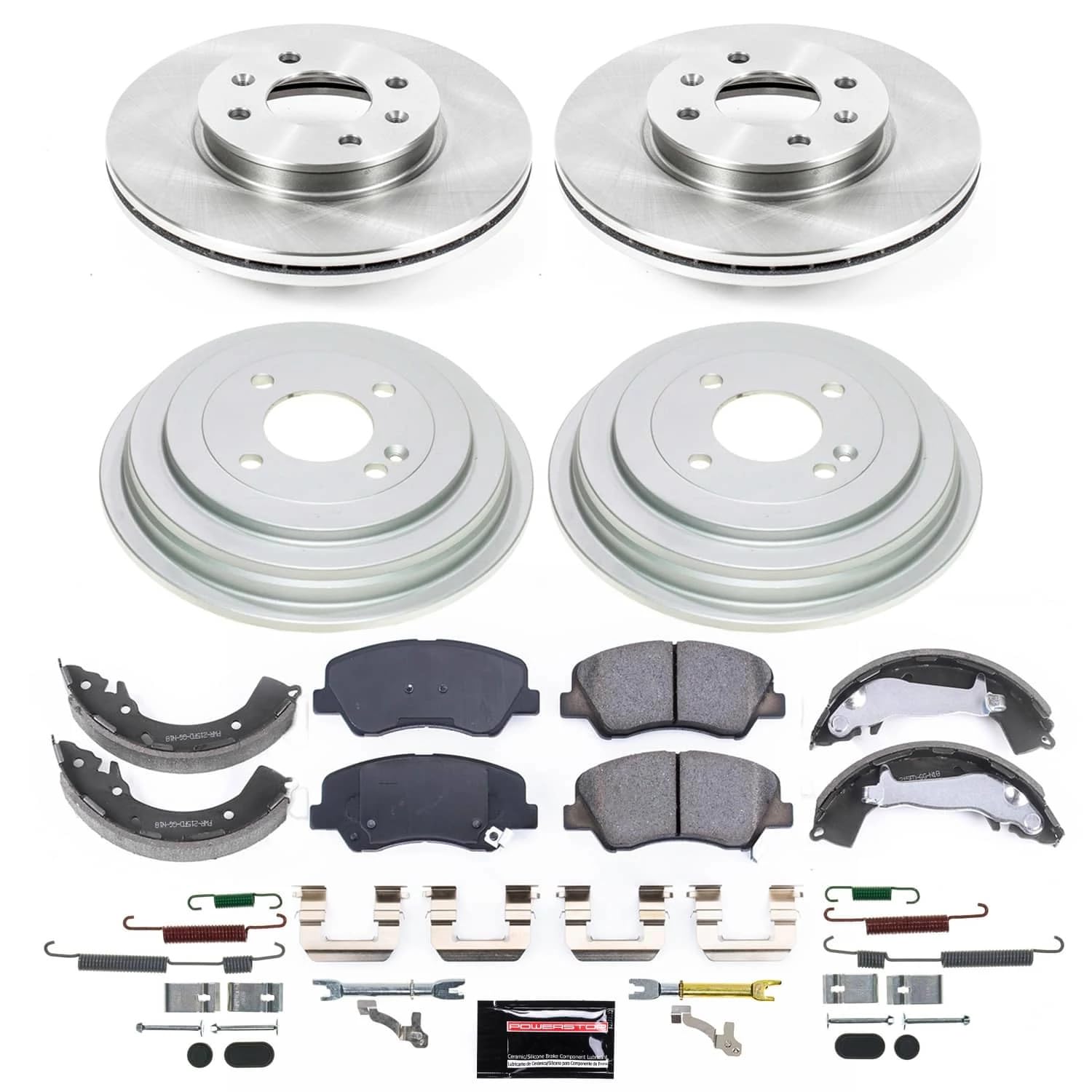 POWERSTOP Autospecialty Front Stock Replacement Brake Pads and Rotors Brake Kit For Cadillac CT4 2020-2022 [Vehicle Specific]
