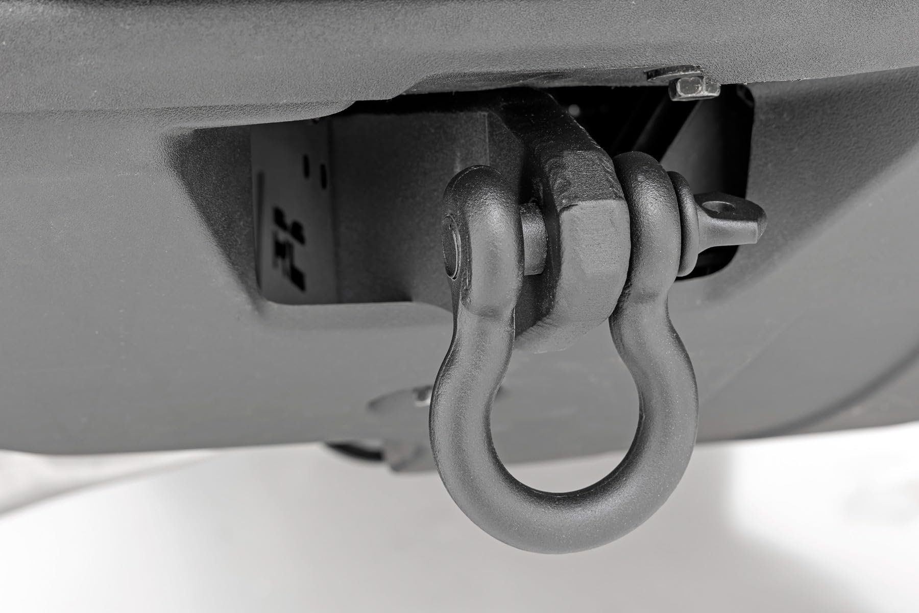 Tow Hook Shackle Mount Kit Rough Country for Ford Bronco (2021-2025) - Mounting Brackets, D-Rings & Rubber Isolators