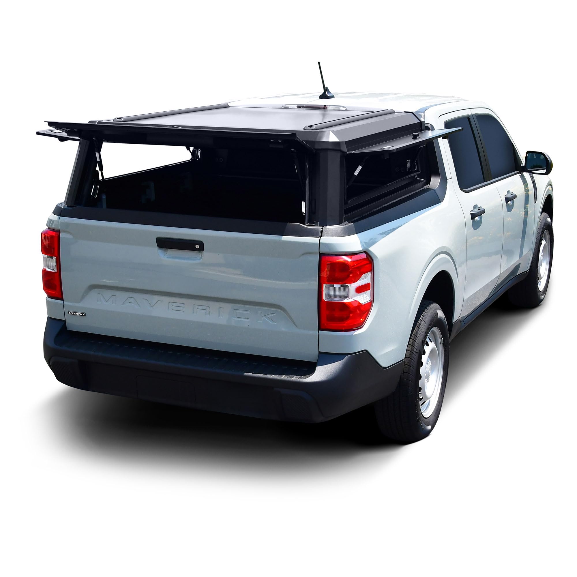 EXP Truck Cap Westin 16-14795 with Solid Front Glass fits 2022-2024 Maverick Matte Black