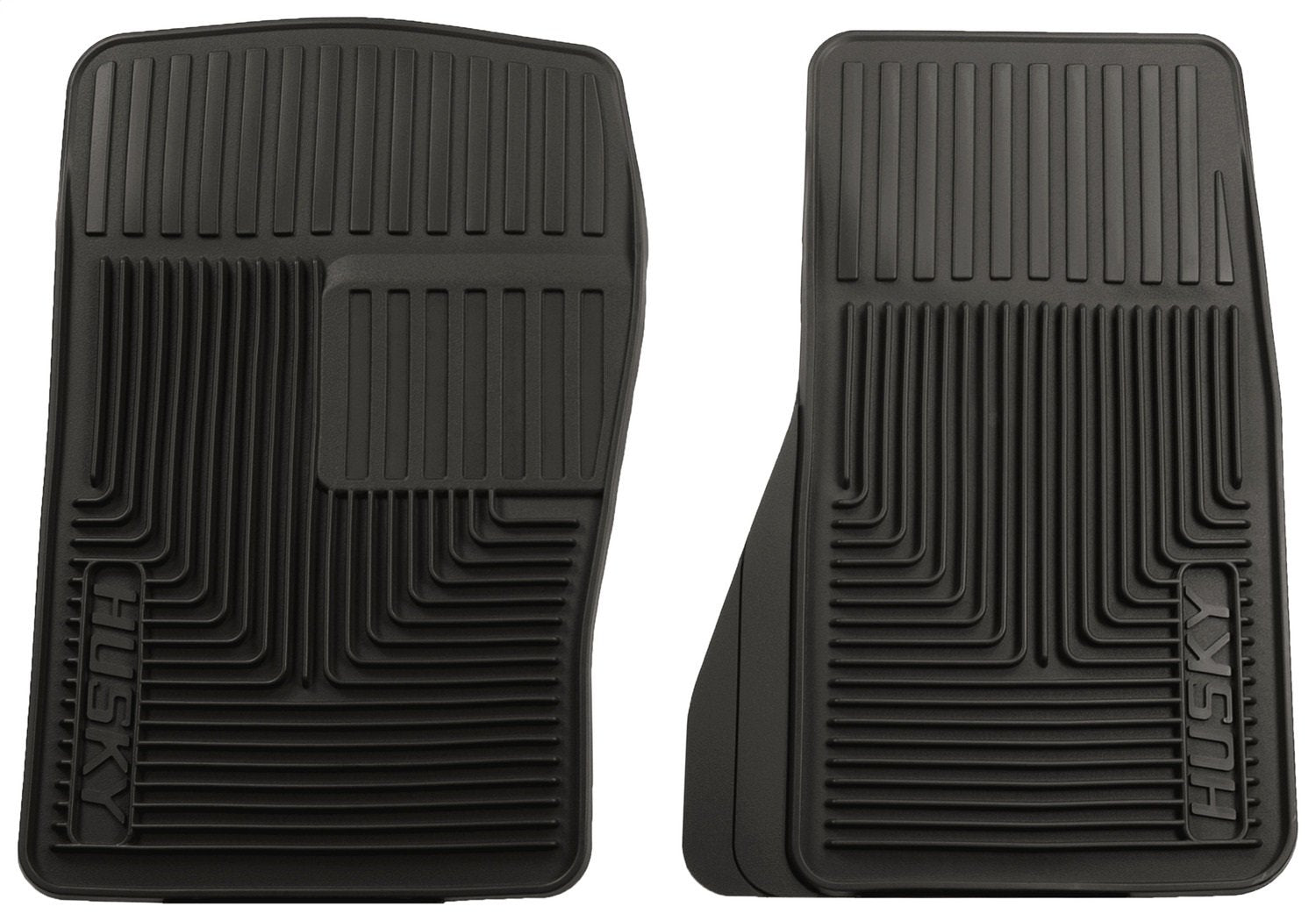 Heavy Duty Husky Liners Front Floor Mats | 1995-2005 Chevrolet Blazer/Cavalier/Sunfire, 1987-2004 Mustang, and More, Black | 51071