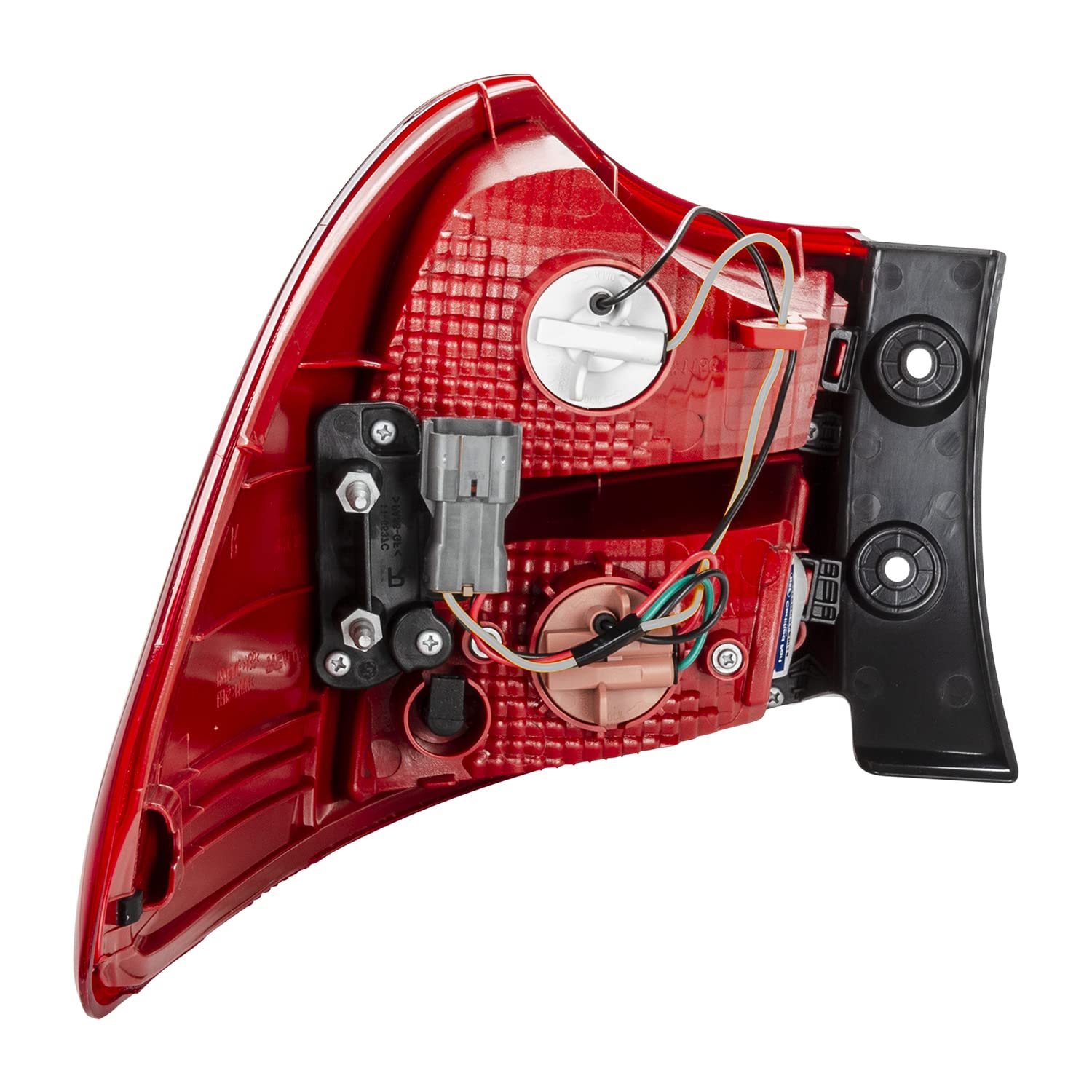 Left TYC Tail Light Assembly Compatible with 2013-2016 Hyundai Santa Fe