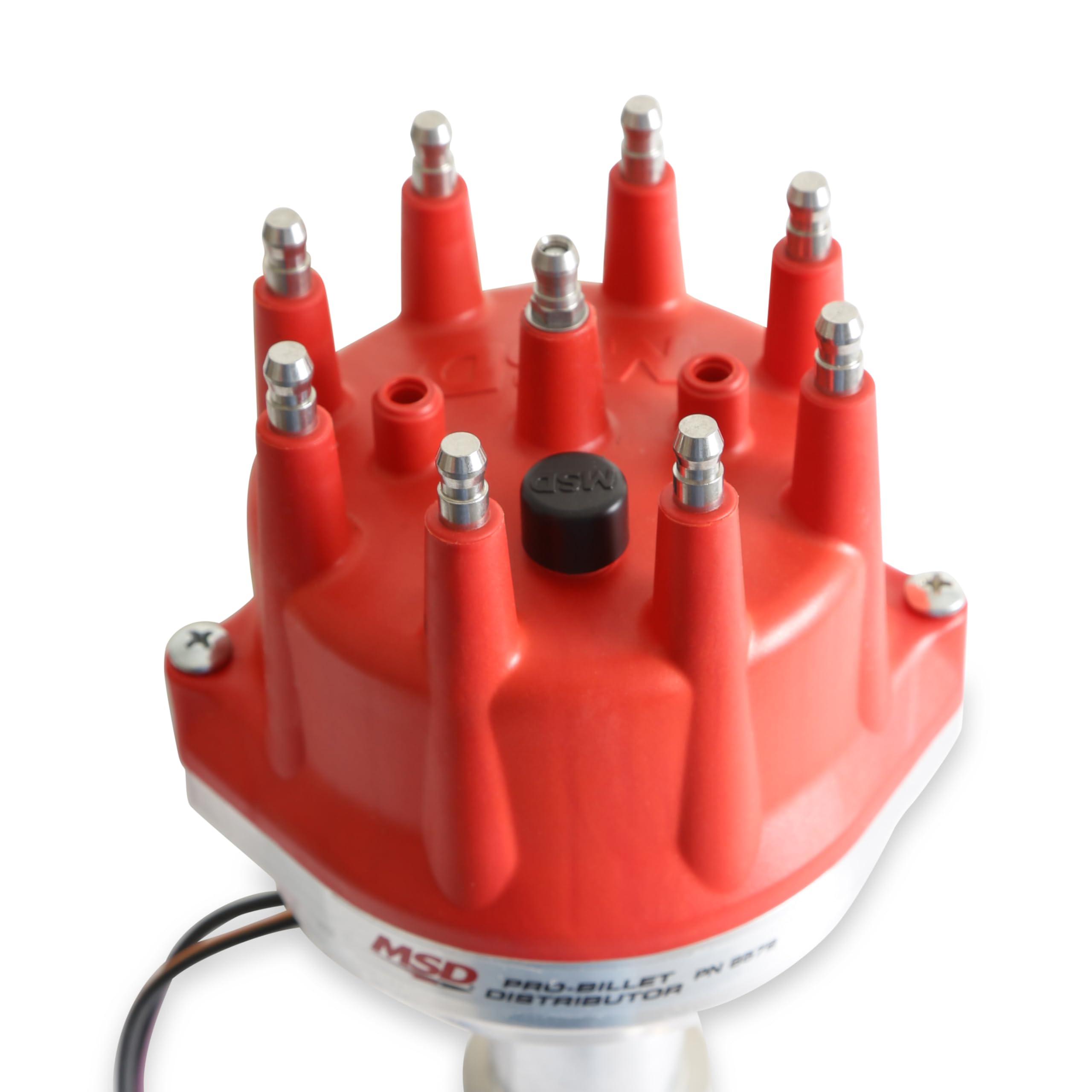 Small Diameter MSD 8579 Pro-Billet Distributor, Iron Gear