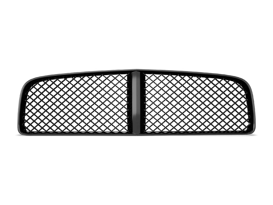 7147652 Armordillo USA Mesh Front Hood Grille - Gloss Black Fits 2005-2010 Dodge Charger