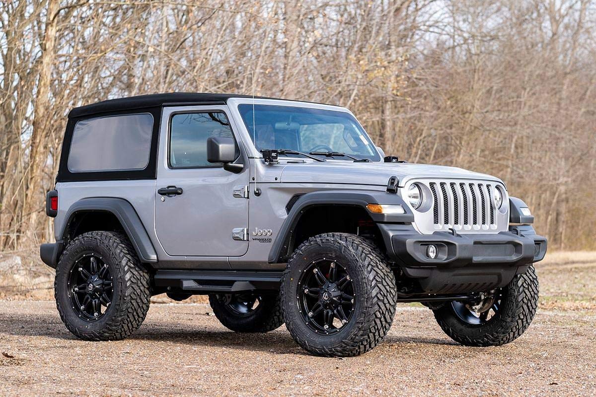 3.5" Lift Kit Rough Country for 2018-2023 Jeep Wrangler JL 2-Door - 62730
