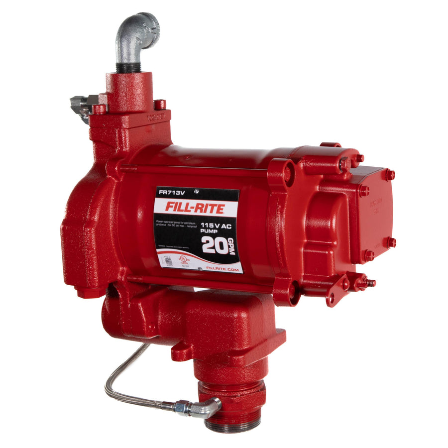 Fill-Rite 115V FR713V Fuel Transfer Pump w/AST Remote | Gasoline, Diesel, Kerosene, Ethanol Blends, Methanol Blends & Biodiesel up to B20