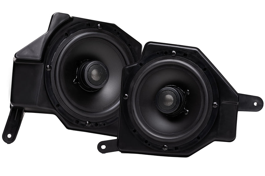 Jeep Wrangler JL/Gladiator JT MB Quart JC1-116E 6.5" Front Dash Speaker Upgrade - 200W Max, 89dB, Titanium Dome Tweeters, OEM-Style Installation