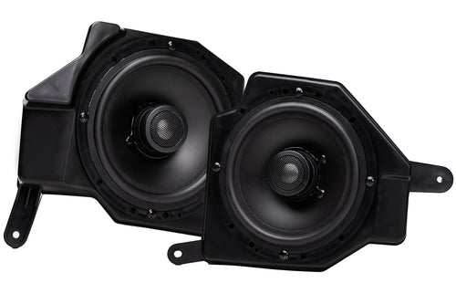 Jeep Wrangler JL/Gladiator JT MB Quart JC1-116E 6.5" Front Dash Speaker Upgrade - 200W Max, 89dB, Titanium Dome Tweeters, OEM-Style Installation