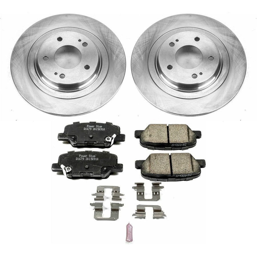 Power Stop Autospecialty KOE6976 Rear Replacement Brake Kit-OE Brake Rotors & Ceramic Brake Pads