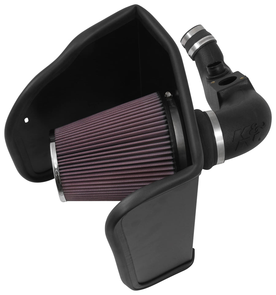 K&N Cold Air Intake System: High-Flow Air-Filter, Performance Increase & Horsepower: Compatible with 2016-2019 CHEVROLET Colorado; 2016-2019 GMC Canyon, 57-3095