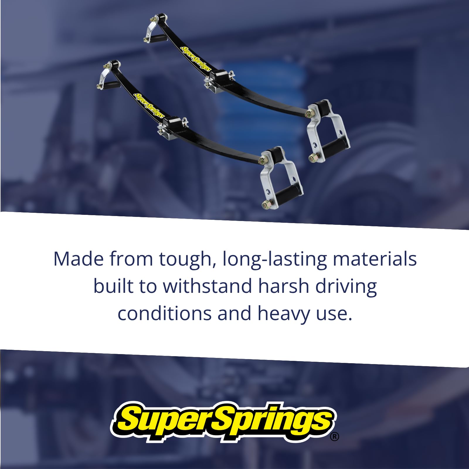 SuperSprings SSA19 for Toyota Tacoma, Black