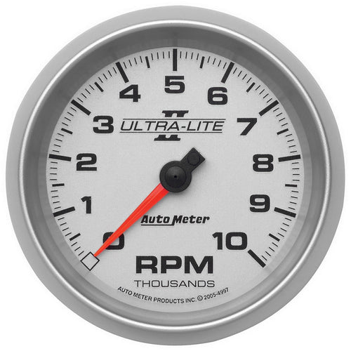 Auto Meter Ultra-Lite II 3-3/8" 10000 RPM In-Dash Tachometer 4997
