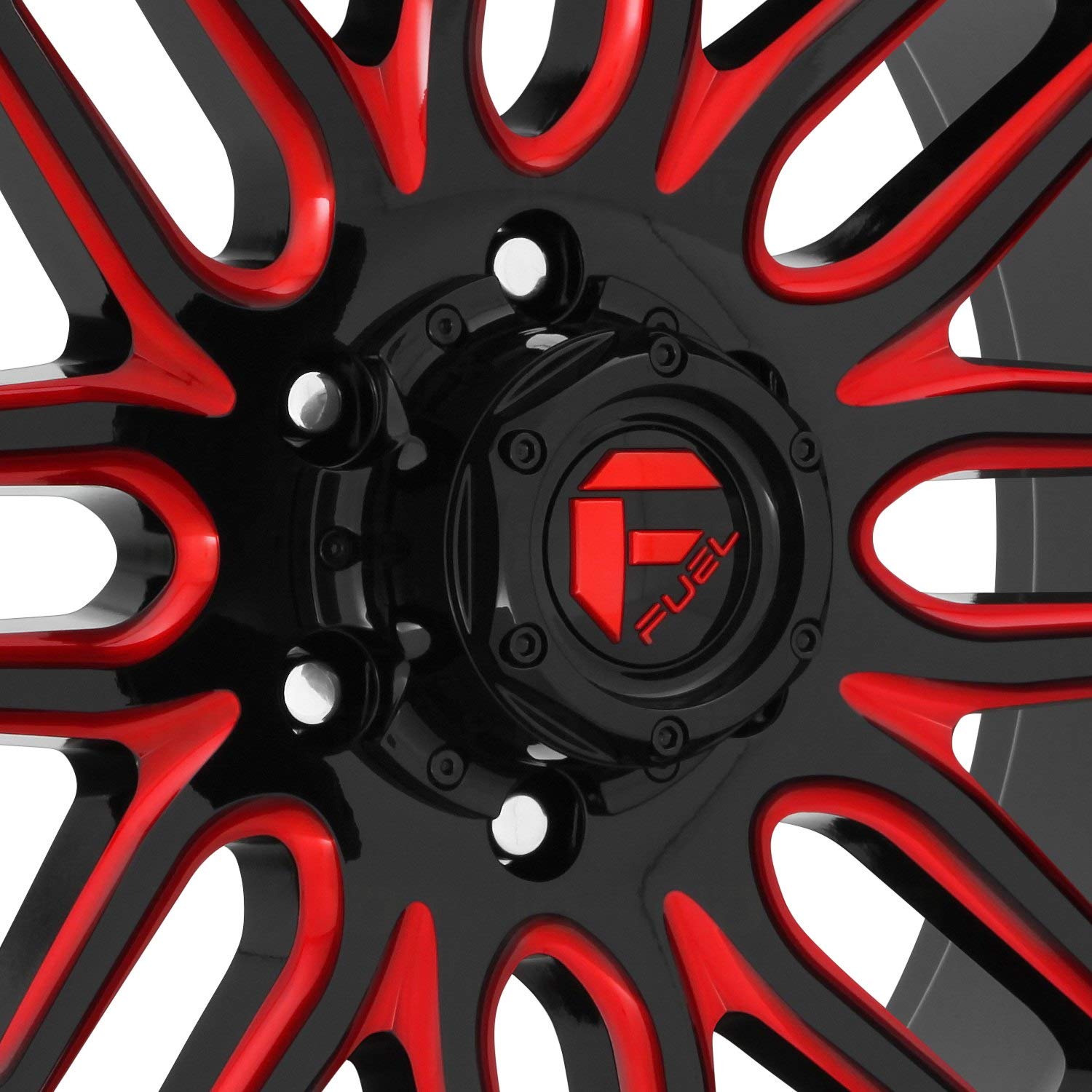 Black FUEL D663 Wheel with Painted (20 x 10. inches /8 x 165 mm, -18 mm Offset)