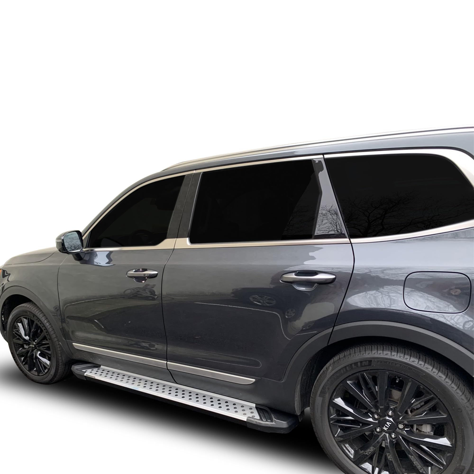 Vortex Black Horse Running Boards Compatible with Telluride/Palisade-VO-K376