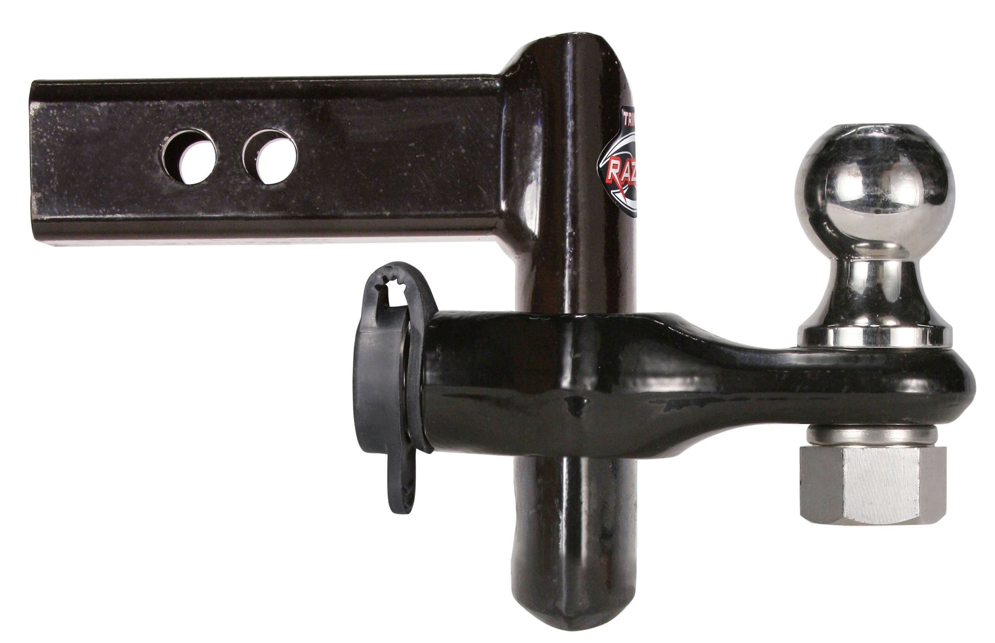 6" Trimax TRZ6PB Black Powder Coat Drop Hitch