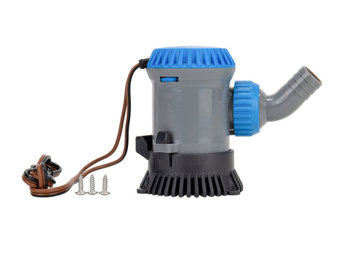 600 GPH Trac Outdoors Bilge Pump - Ideal for All Watercraft - Designed for Easy Installation and Retrofitting (69300)