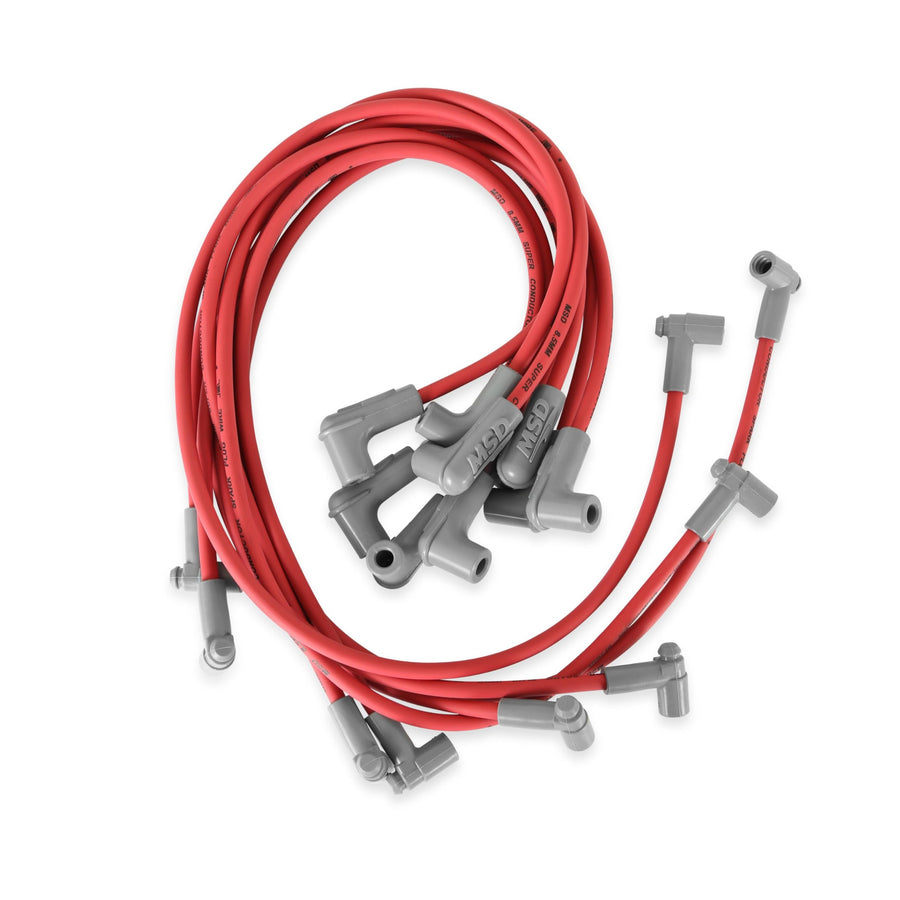 Super Conductor MSD 31299 Spark Plug Wire Set Red