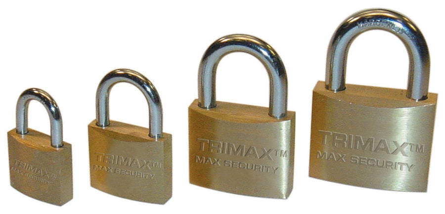 Trimax 2-Pack TPB75 Marine Grade Solid Brass Body with Hardened .75" x 3/8" Dia. Shackle