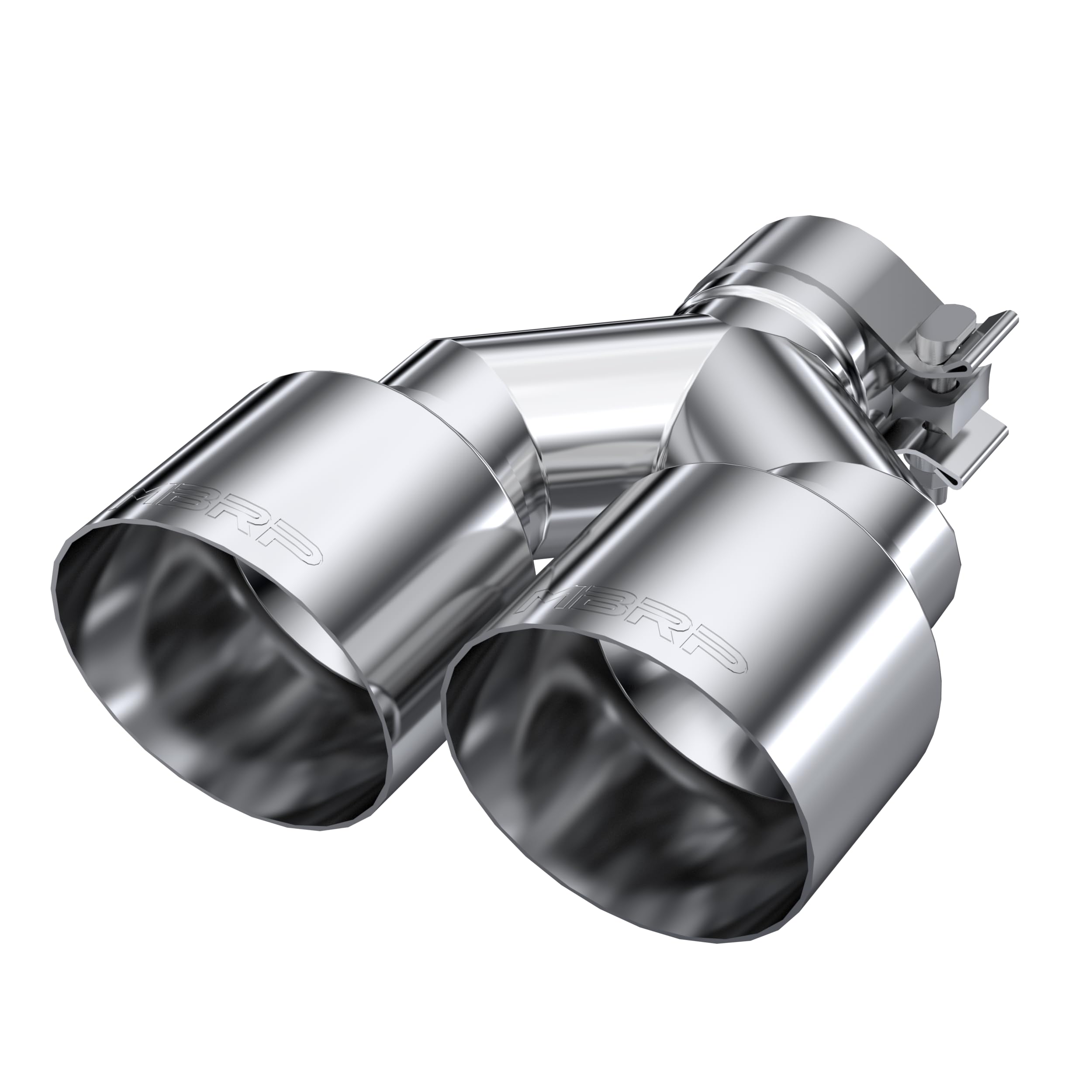 MBRP Dual Tip T304 SS 4in OD/2.5in Inlet