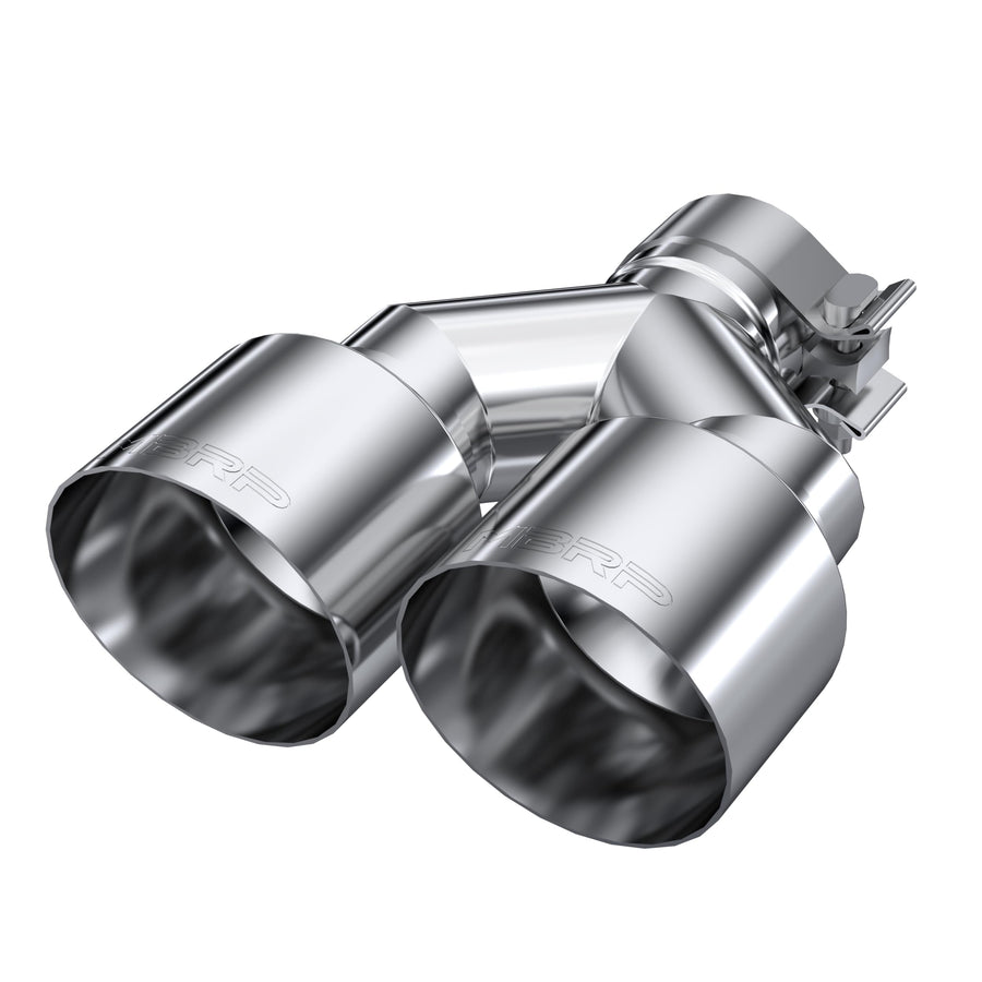 MBRP Dual Tip T304 SS 4in OD/2.5in Inlet
