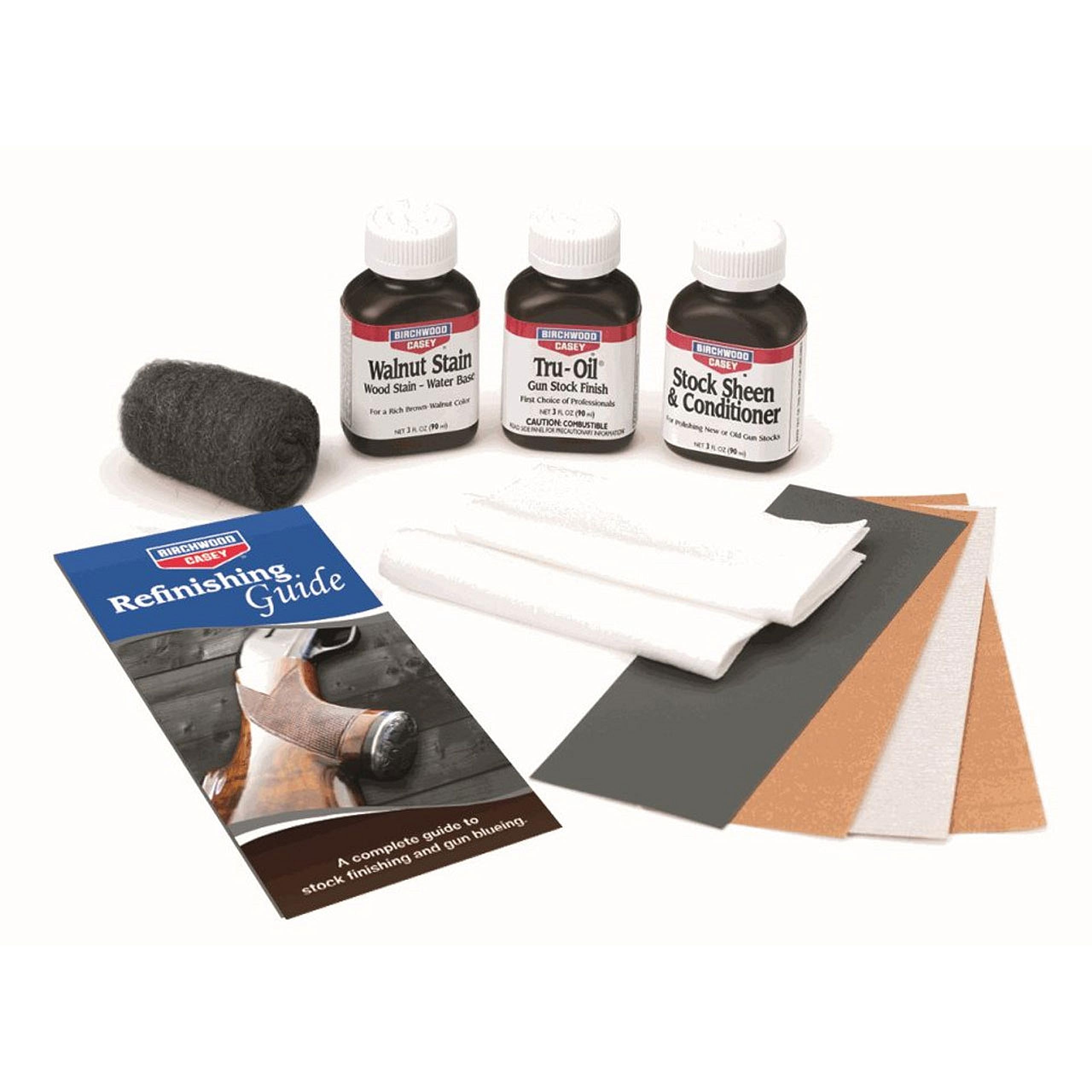 Birchwood Casey Long-Lasting Easy-to-Use Complete Tru-Oil Stock Finish for Gun Stock Finishing and Maintenance
