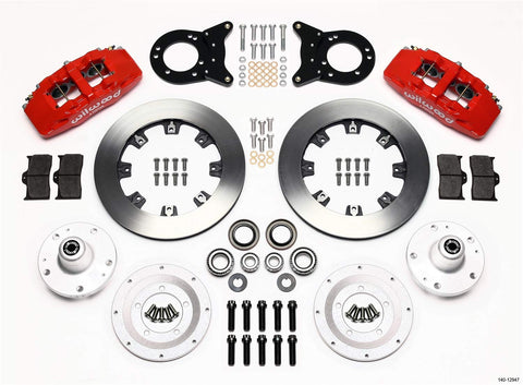 Front Hub Kit DP6A, 12.19", Red