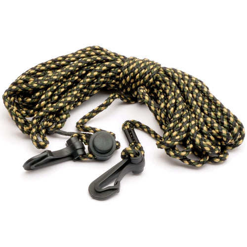 HME Gear & Bow Lift Cord (25FT) - Sturdy Reliable Adjustable Heavy Duty Tri-Color Cord with Two Clips for Lifting Hunting Gear