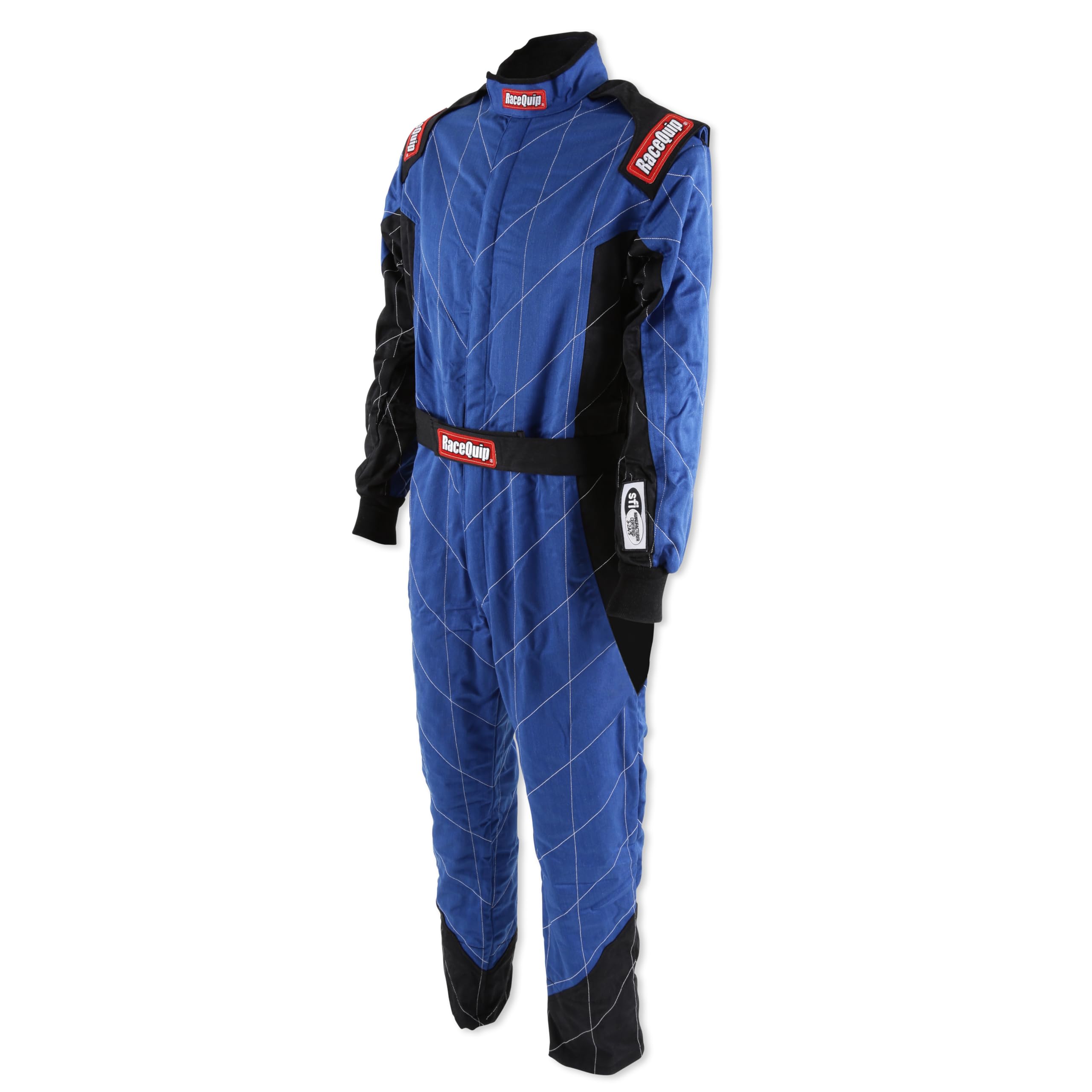 Chevron-5 RaceQuip® Driving Suit SFI 3.2A/5 Double Layer Blue Medium 91609239