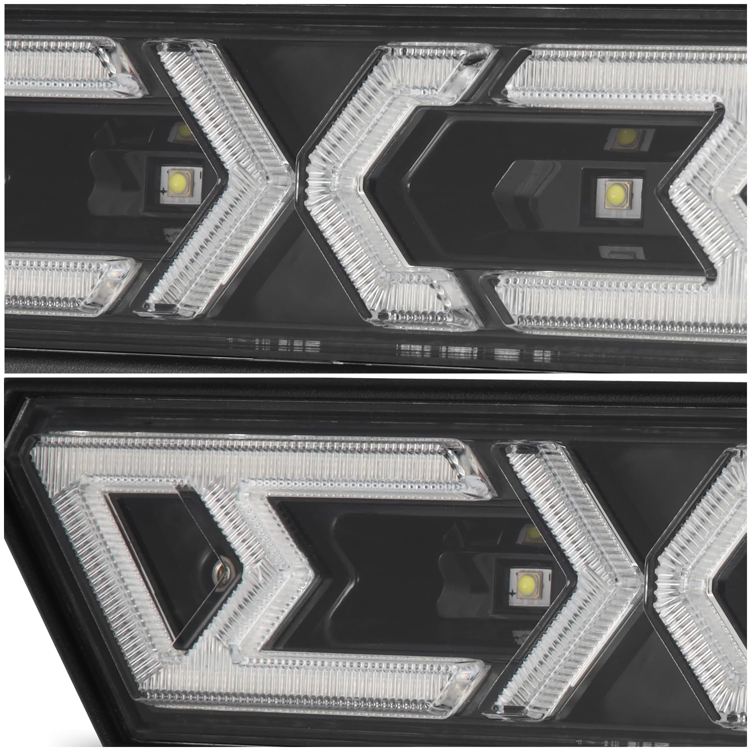 Multi-functional AlphaRex Arrow-X Off-Road Chase Light - Black