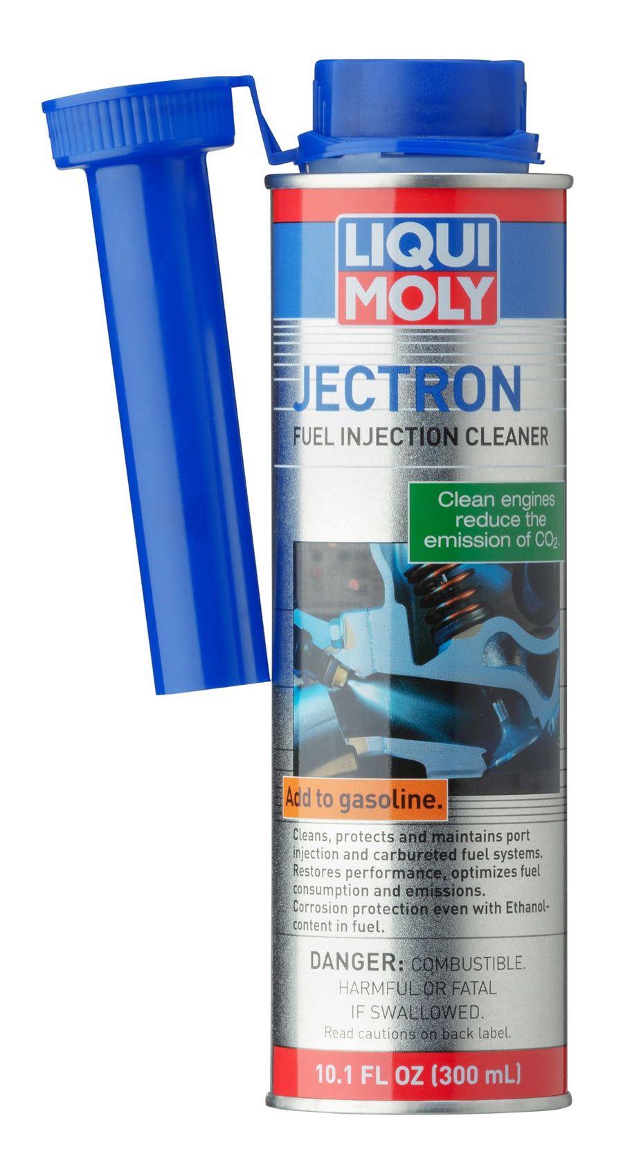 Liqui Moly Jectron 2007 Gasoline Fuel Injection Cleaner - 300 ml , blue , 10.14 Fl Oz (Pack of 1 )