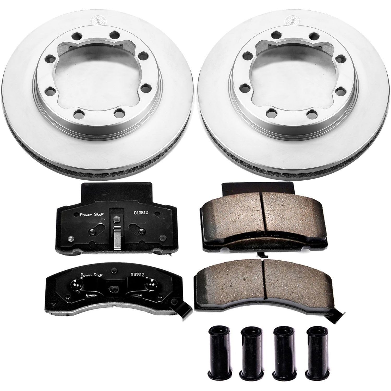Coated Brake Rotor and Ceramic Brake Pads- Front Power Stop CRK1992