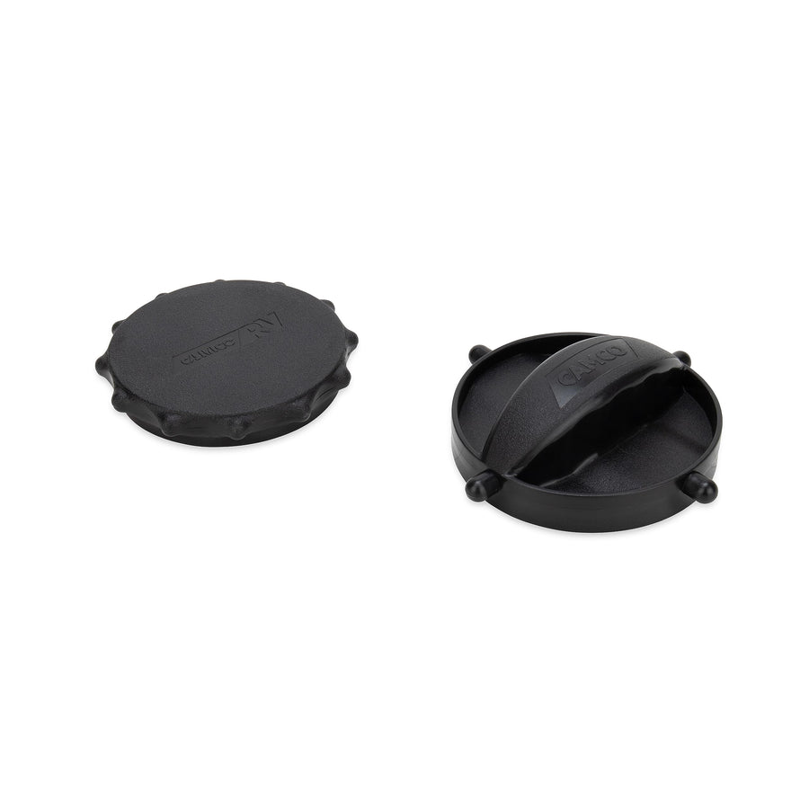 Camco Rhino Flex Bayonet Cap and Elbow Cap - Seals Both Ends of Your Sewer Hose to Form a Odor Tight Connection While Storing (2 Pack) (39753)
