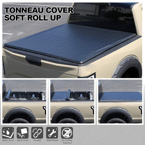 Tonneau Cover NISSAN TITAN 04-15 Spec-D Tuning TCR-TIT04-65-MP 6Ft 7In Bed