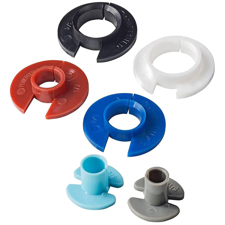 6 Piece Powerbuilt A/C and Fuel Line Disconnect Set, 5/16" 3/8" 1/2" 5/8" 3/4" 7/8", For Quick and Easy Separation of Fuel, A/C and Automatic Transmission Line Quick-Disconnect Fittings - 648424