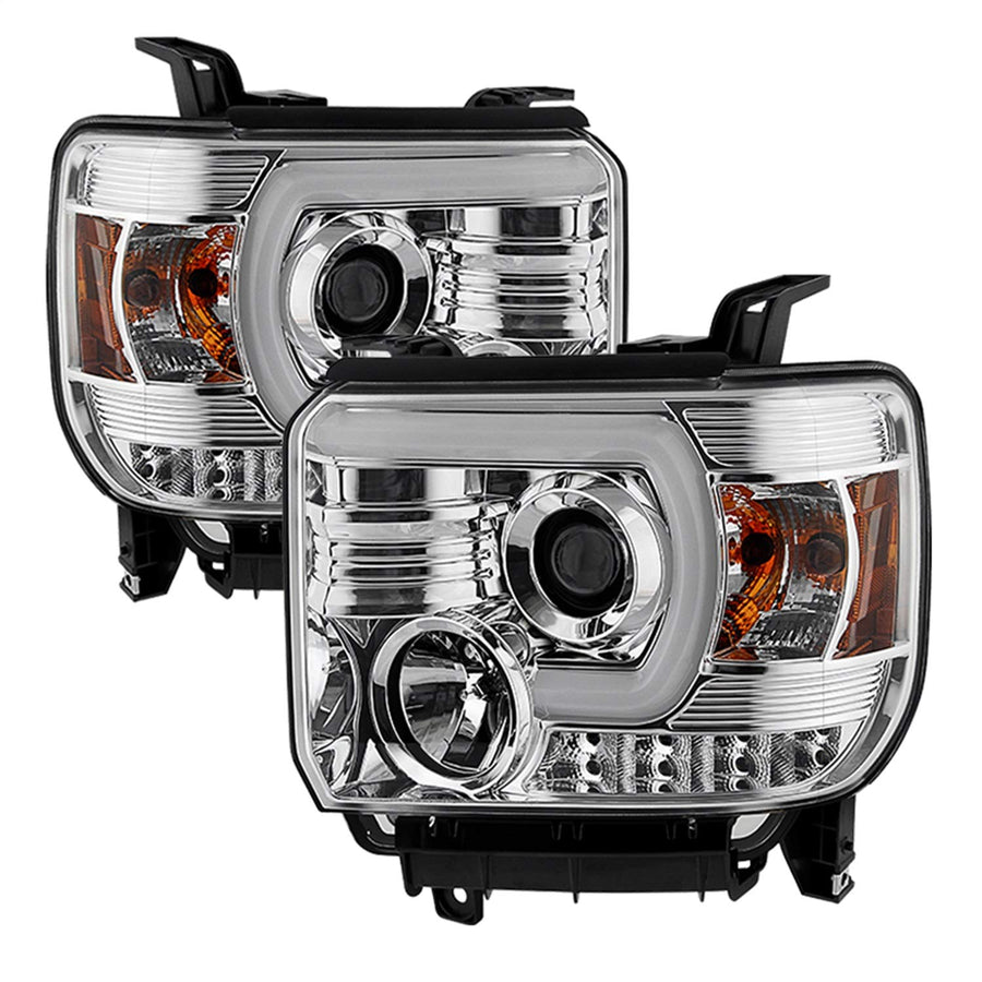 GMC Sierra Spyder Auto PRO-YD-GS14-LBDRL-C Projector Headlight