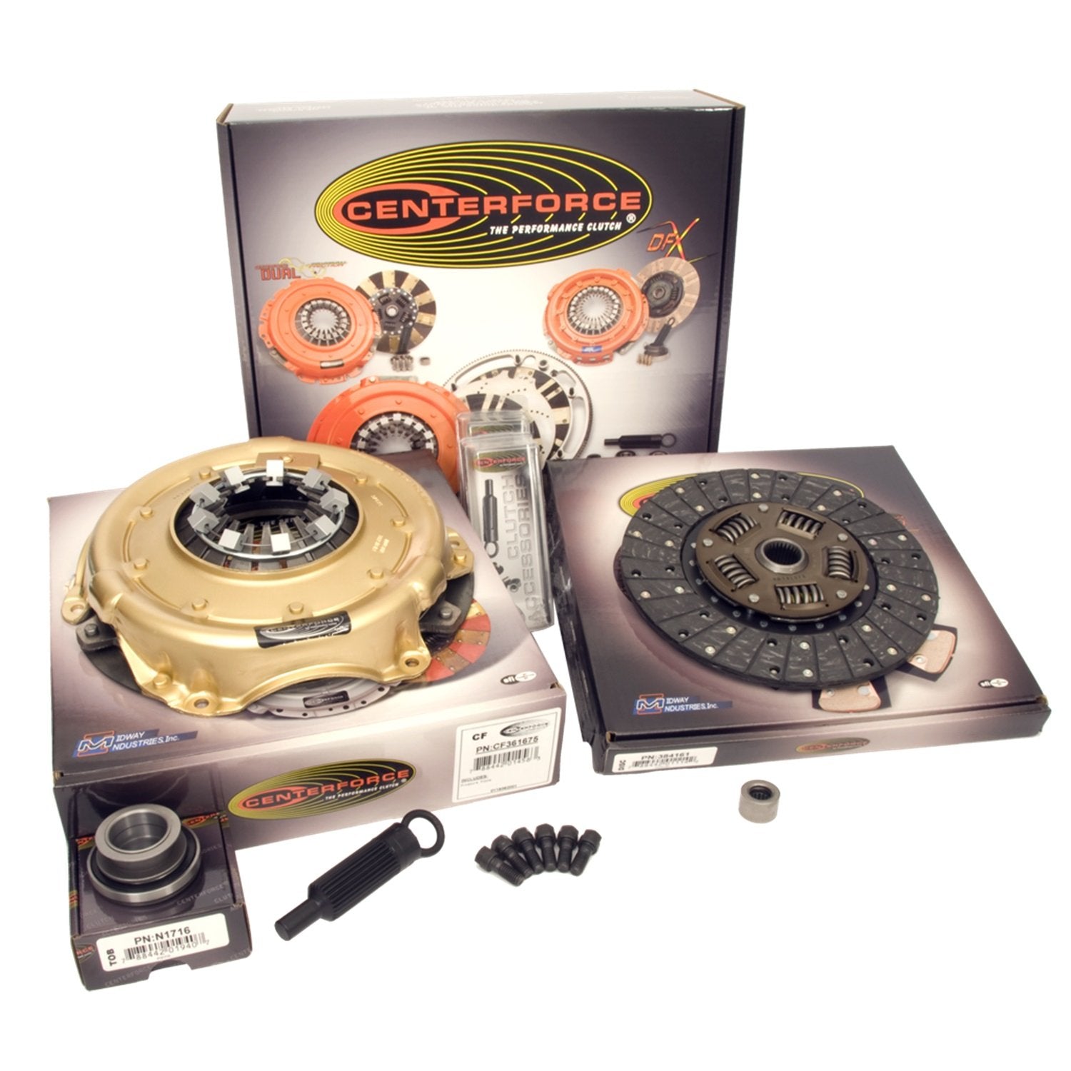Centerforce KCF756116 Clutch Kit Centerforce I '73 Buick Century 5.7L ( 350 ci ) 4-Spd','73-74 Buick Regal 5.7L ( 350 ci ) U/K 4-Spd','62-69 Chevrolet Bel Air 5.3L ( 327 ci )-Optional 1-1/