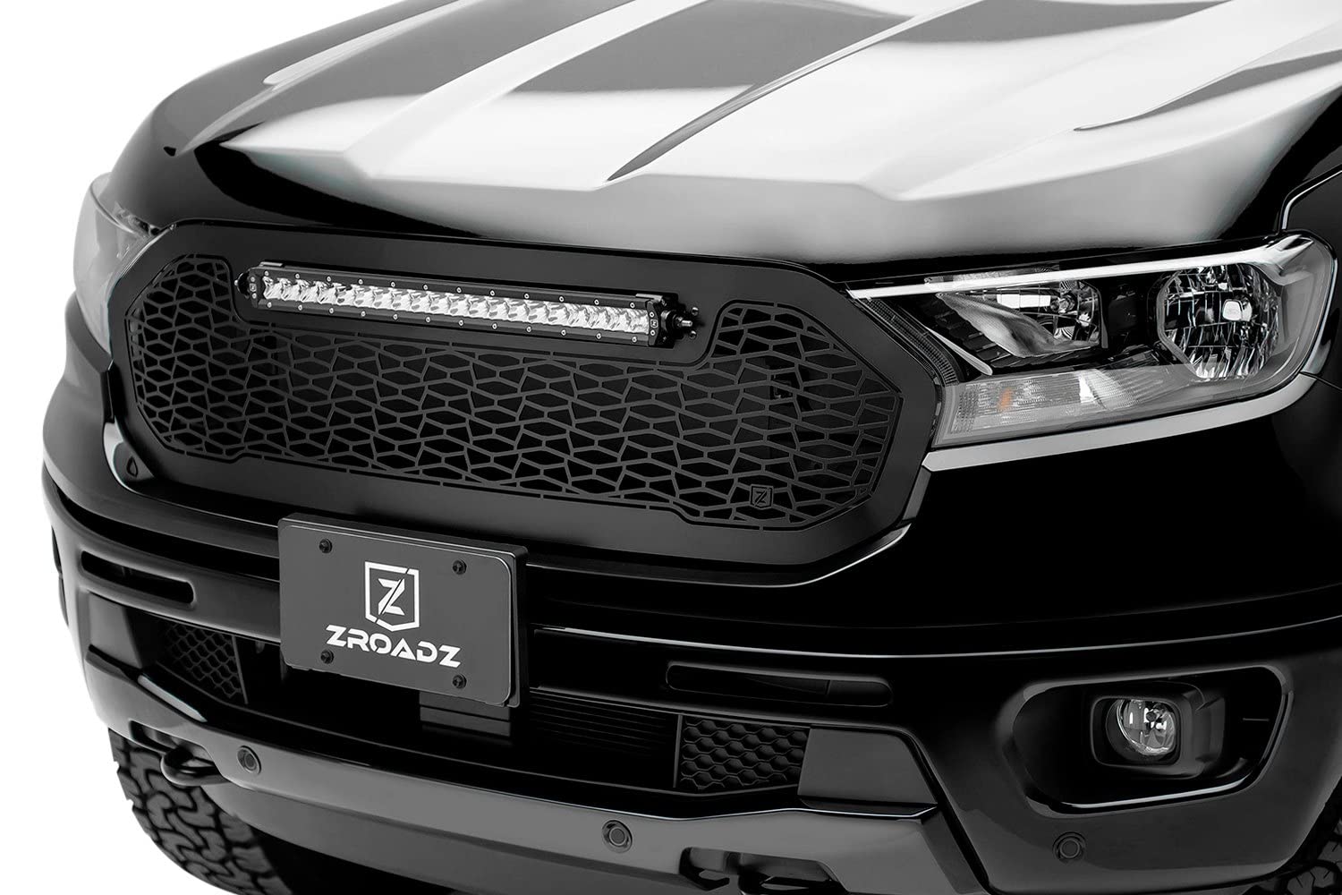 ZROADZ Grille 1 Pc Replacement 2019-2021 Ford Ranger with (1) 20" LED - PN #Z315821