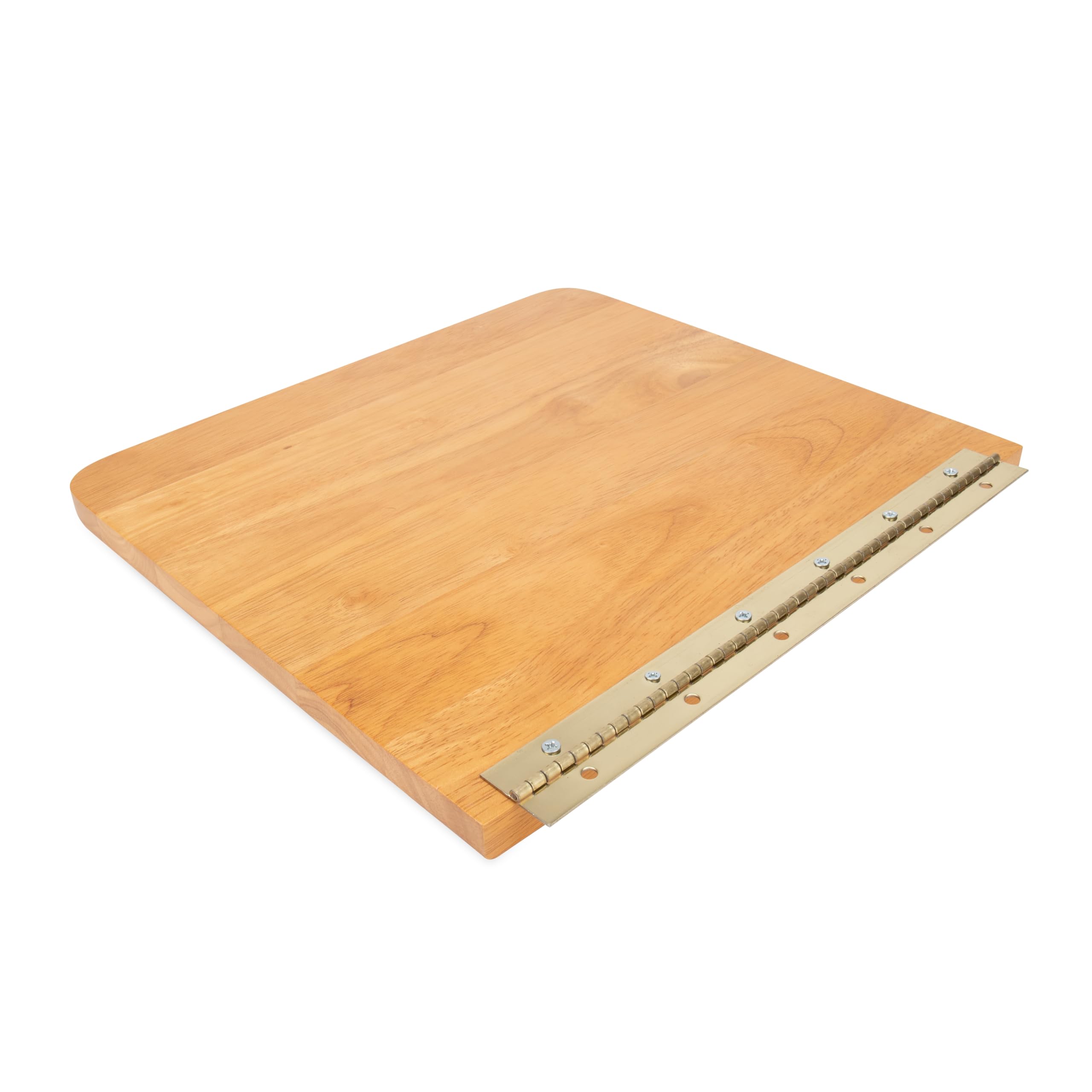 Camco Camper/RV Oak Accent Countertop Extension - Designed w Oak - Features Non-Toxic Gloss Finish & Metal Piano Hinge for Easy Folding - Measures 12” x 13.5” x .75” (43421)